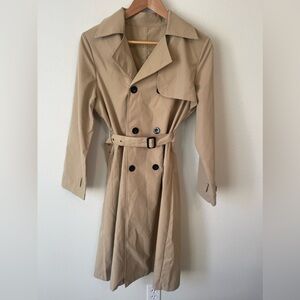 Tan Trench Coat from SHEIN. Size M